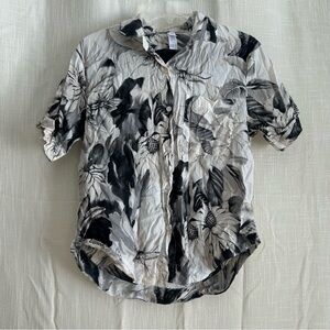 Stars Above Monochrome Floral Shirt